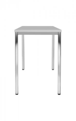 Schreibtisch mit 4-Fuß-Gestell und ABS Sicherheitskante B/H/T: 120x72x60 cm, Plattenstärke 19 mm