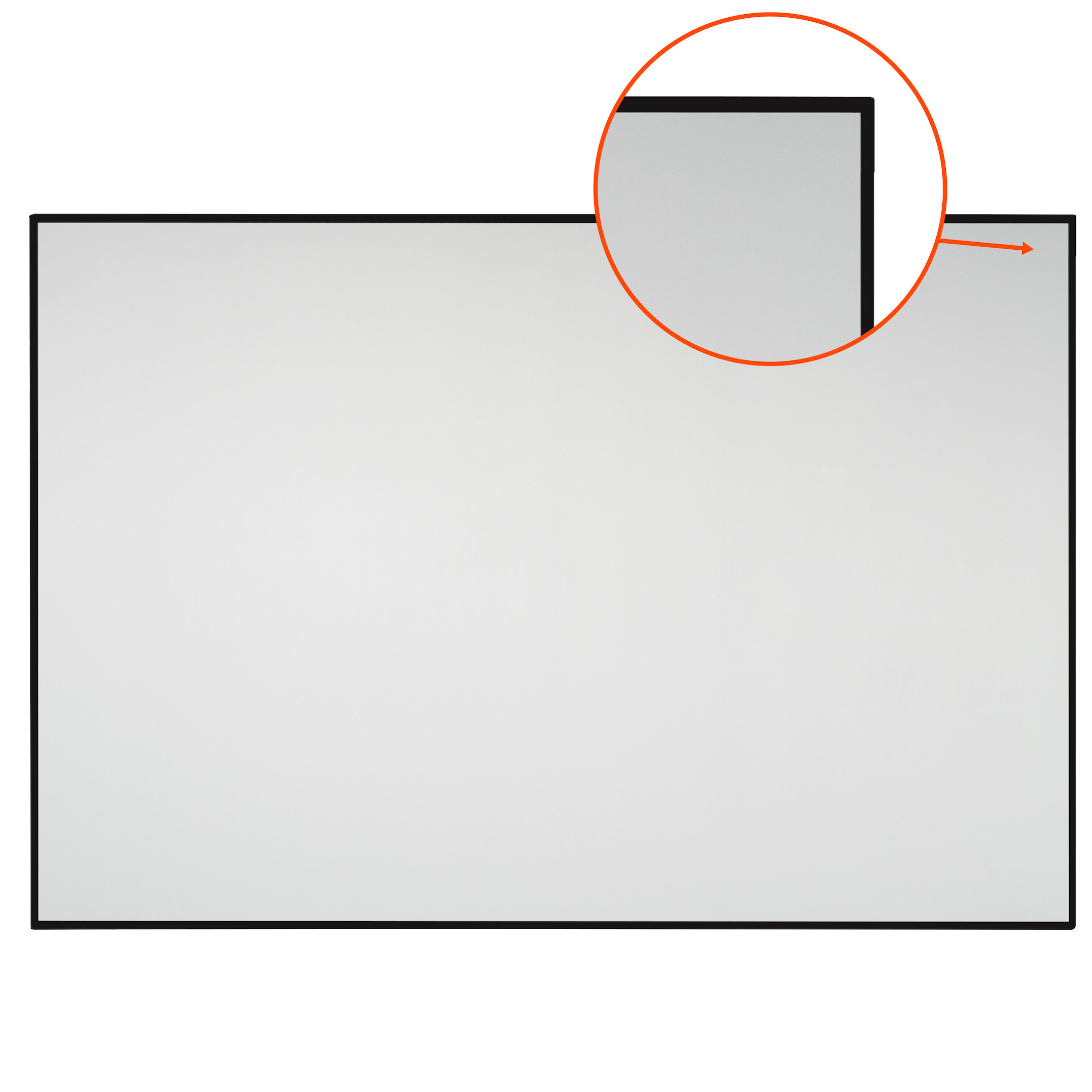 celexon HomeCinema Hochkontrastleinwand Frame 280 x 158 cm, 126" - Dynamic Slate ALR
