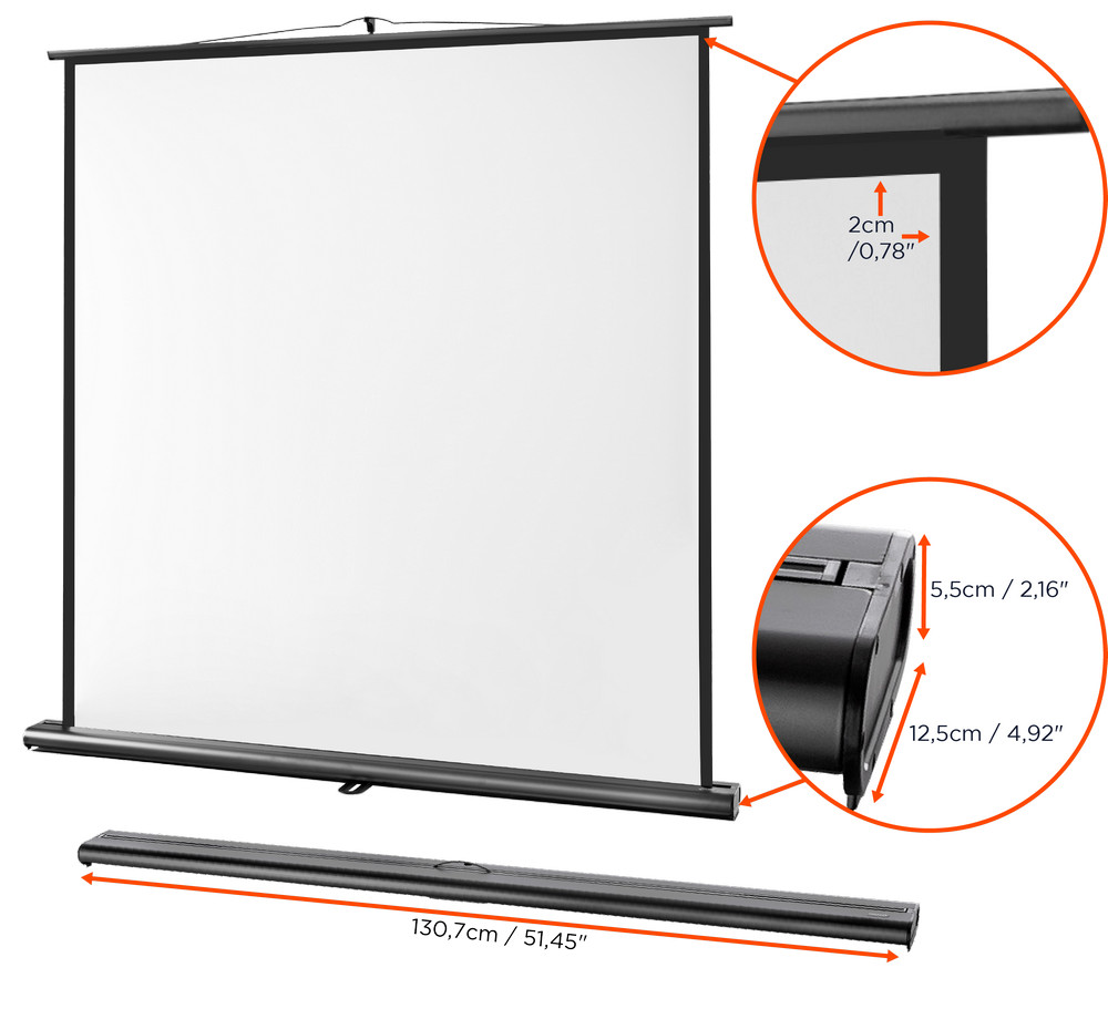 celexon Leinwand Ultramobil Professional 120 x 120 cm