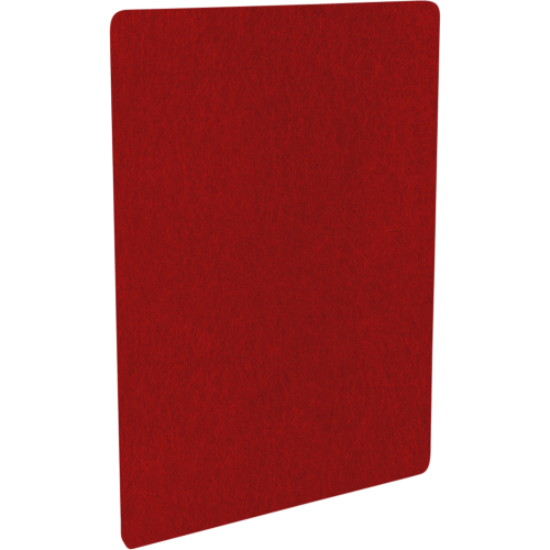 Akustikelement AKUSTIX Muram, mobiler Raumteiler B/H/T: 120x160x1,8 cm, Rot
