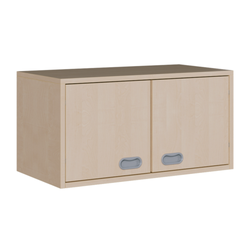 Korpus-Hängeschrank mit 2 Türen B/H/T: 78x40x40 cm, mit 2 Türen und 2 Fächern in Korpusbreite