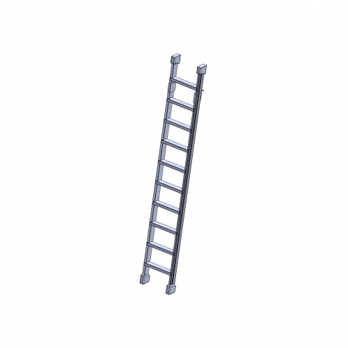 Leiter / Einhängeleiter für Leiterzarge - Serie evo180 für 226 cm hohe Basis