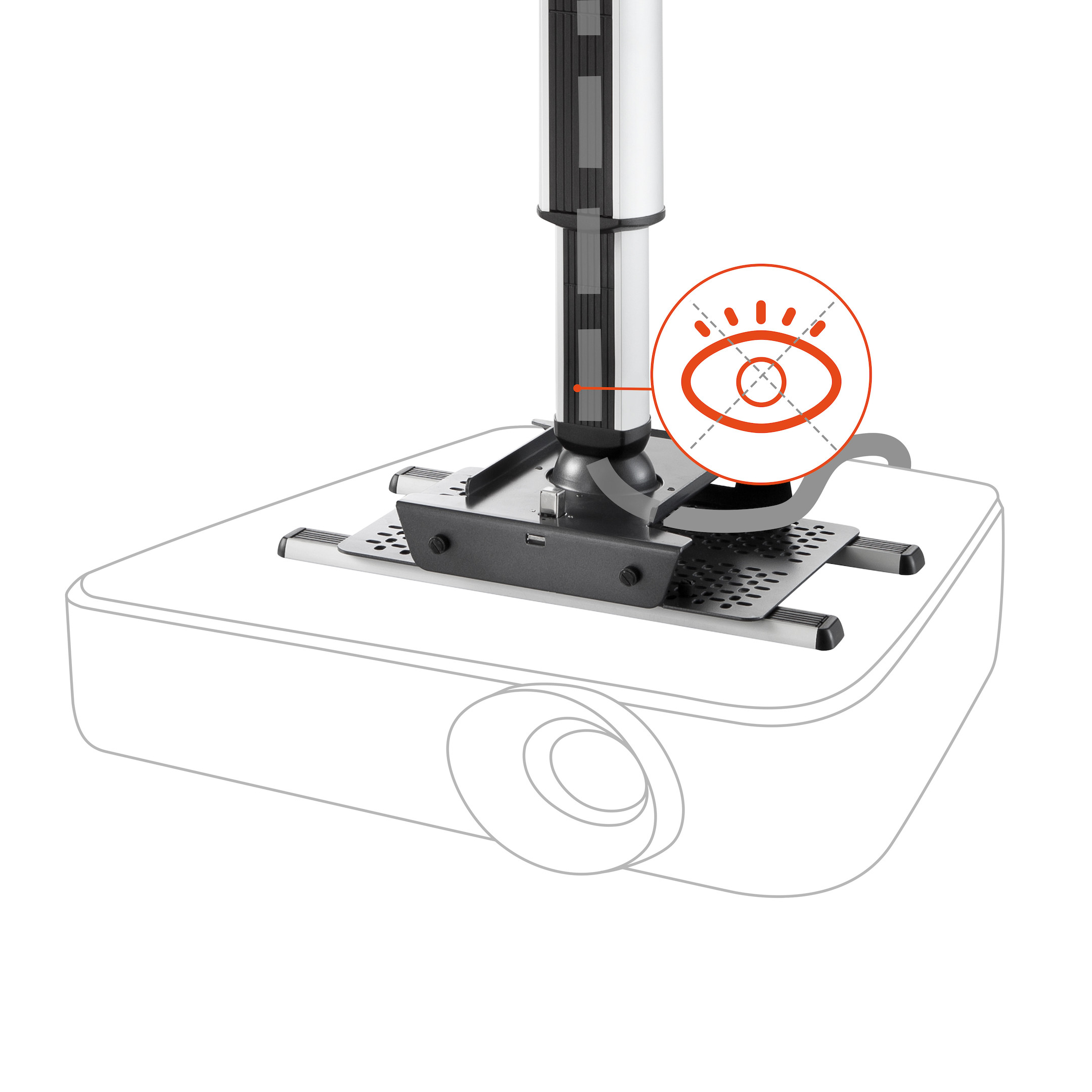 celexon Deckenhalterung universal MultiCel 60110 Expert