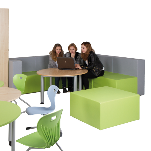 CUBE "Big Sofa" Set bestehend aus 6 Teilen B/H/T: 75x40x75 cm / 40x40x75 cm, Sitzhöhe 40 cm, Stoff