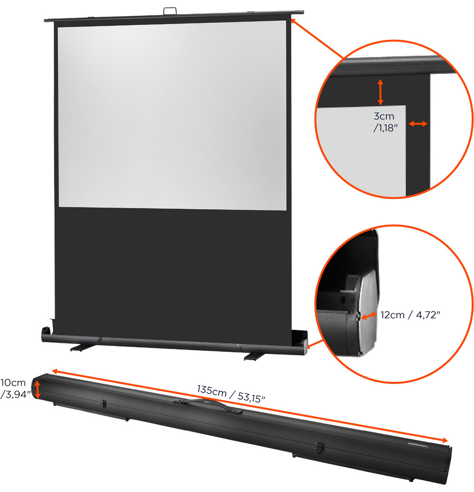 celexon Leinwand Ultramobil Plus Professional 120 x 90 cm