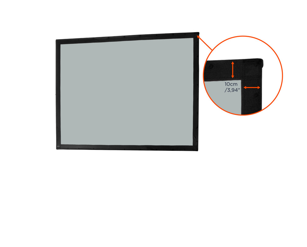 celexon Tuch für Faltrahmen Mobil Expert - 305 x 229 cm Rückprojektion