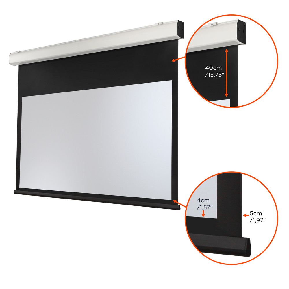 celexon Leinwand Motor Expert XL 350 x 219 cm