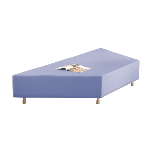 Sitzelement Trapez gross aus der Sofaserie Wellness-Oase B/H/T: 224/112x40x97 cm, Bezug Stoff, Bezug und Kern schwer entflammbar