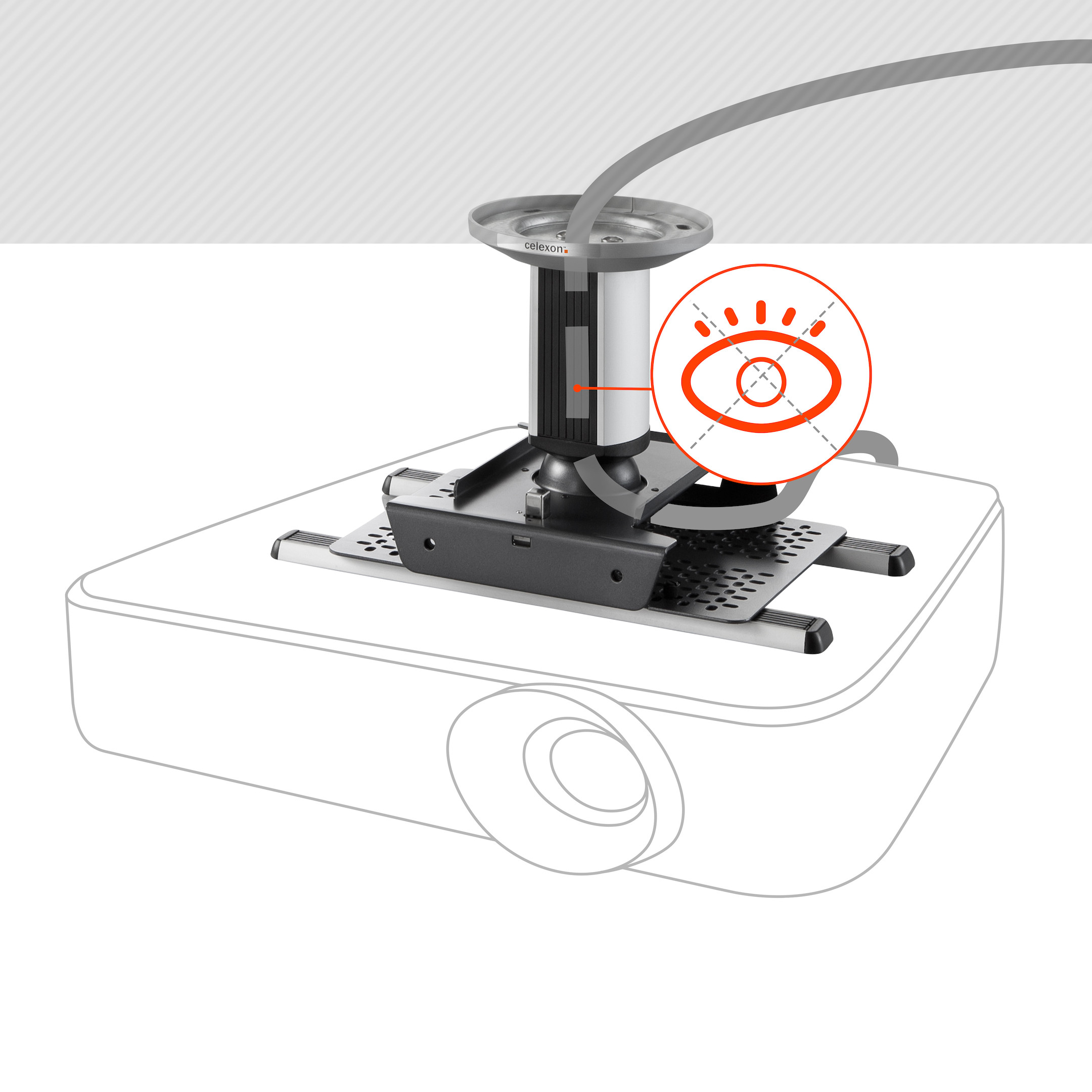 celexon Deckenhalterung universal MultiCel 1500 Expert