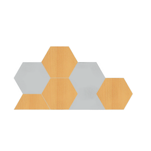 Kletterwand aus 6eck-Waben B/H: 309x164 cm, "Erbeskopf" Wandflächenbedarf