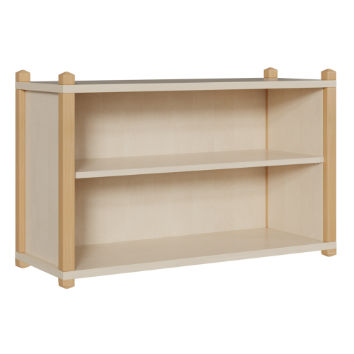 Stollen-Hängeregal mit 1 Einlegeboden, 40 cm tief B/H/T: 82x60x40 cm, Regal mit Rückwand und geschlossenen Seiten sowie 1 Einlegeboden