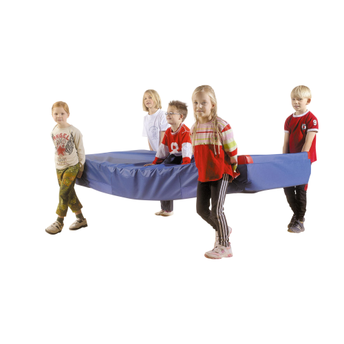 Turnmatte, Weichbodenmatte mit Schaumkern, uni-blau B/H/T: 150x30x200 cm, RG21/25