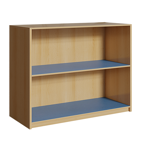 Regal mit 1 Zwischenboden für Schulranzen-Trolleys B/H/T: 145x120x45 cm, Böden mit Linoleum, Regal aus feuerhemmendem Material