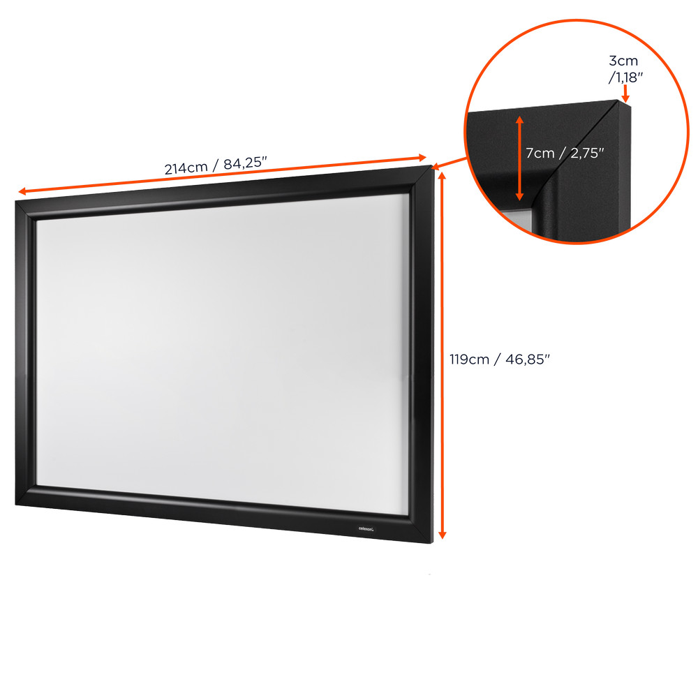 celexon HomeCinema Frame 200 x 113 cm