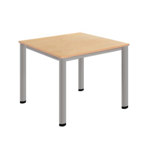 höhenverstellbarer Quadrattisch B/T: 100x100 cm, Stellhöhe: 58-72 cm