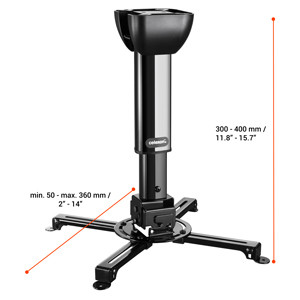 celexon Beamer-Deckenhalterung universal MultiCel 3040 Pro - schwarz