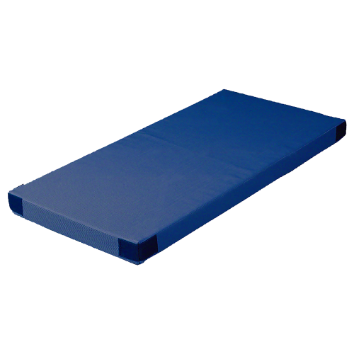 Turnmatte B/H/T: 200x6x100 cm, blau mit Klettverband