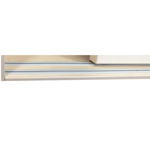 Schienensystem für Whiteboard Schiebetür B/H/T: 100x2x10 cm, Blendenset mit Schienenpaar (je lfm)
