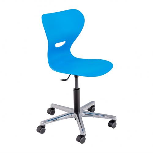 Höhenverstellbarer Drehstuhl mit Kunststoffsitzschale Serie SD7A, höhenverstellbar von 323 bis 422 mm