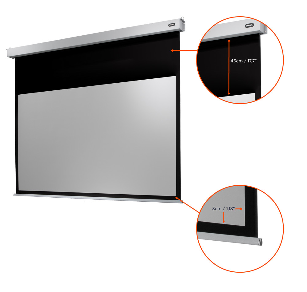 celexon Leinwand Motor Professional Plus 180 x 102 cm