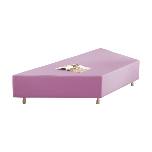 Sitzelement Trapez gross aus der Sofaserie Wellness-Oase B/H/T: 224/112x40x97 cm, Bezug Kunstleder