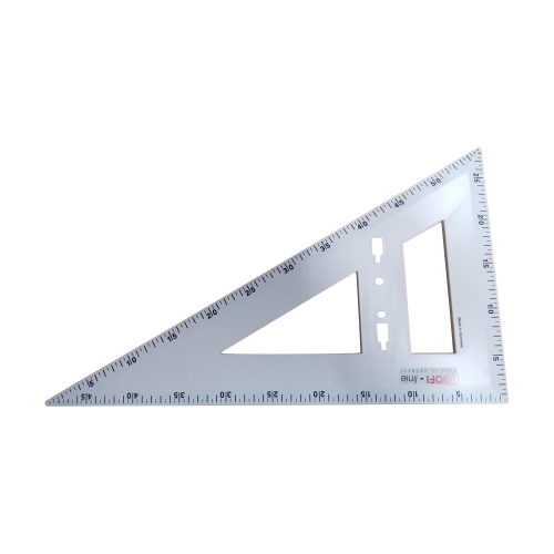 Zeichendreieck L: 50 cm, 60° Winkel, Ausführung: Profi-Linie, magnetisch
