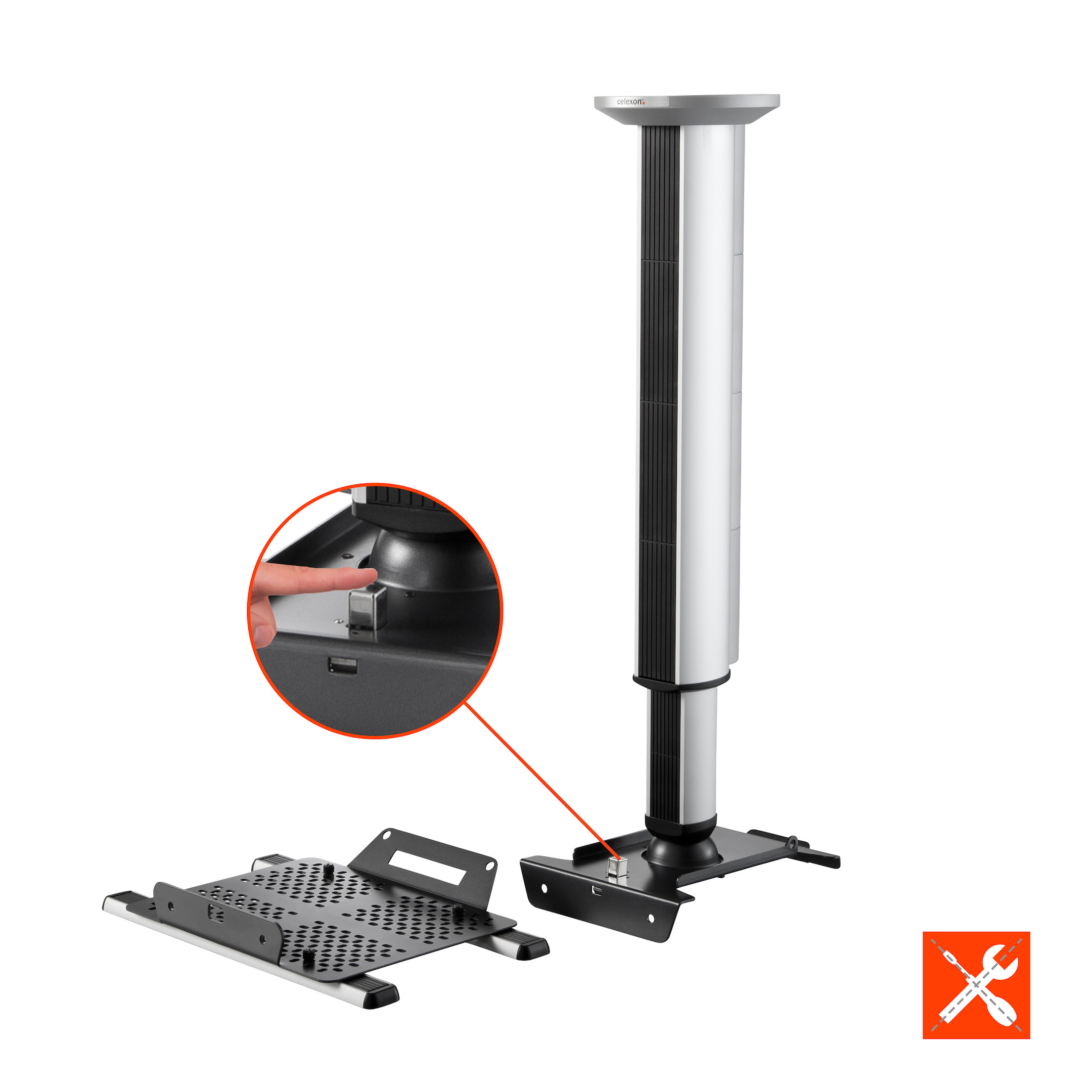 celexon Deckenhalterung universal MultiCel 4070 Expert