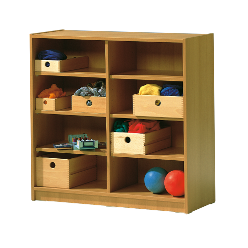 Offenes Werkraumregal WK 2 mit Mittelwand B/H/T: 100x98x40 cm