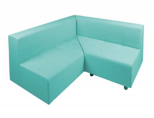 Sitzecke Relax! Eckelement mit Lehne B/H/T: 138x70x72 cm, Sitzhöhe: 39 cm, Kunstlederbezug und Polster schwer entflammbar