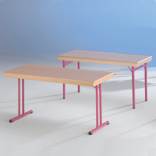 Klapptisch mit Schichtstoffplatte B/H/T: 120x72x60 cm, T-Fuß Gestell