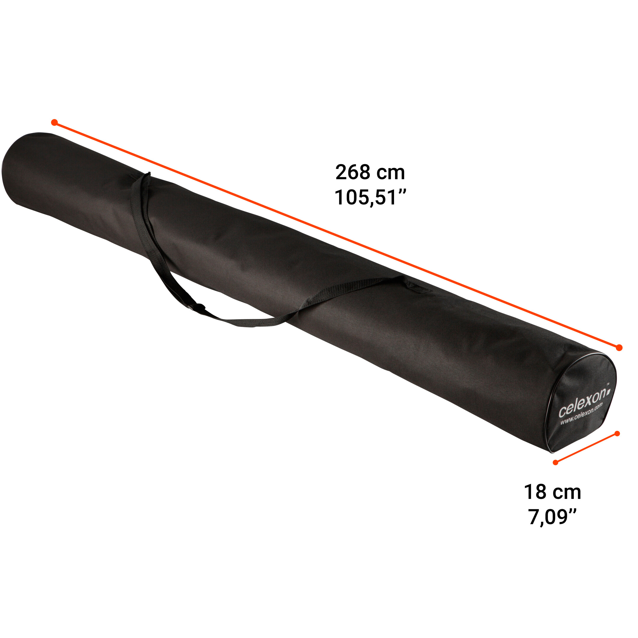 celexon Softcase für Stativleinwand 244 cm