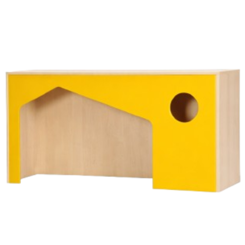 Versteckhöhle B/H/T: 152x80x40 cm, Korpusmöbel mit farbenfroher Front zum Verstecken und Spielen