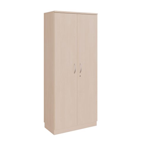 Schrank, 2türig mit 5 Ordnerhöhen B/H/T: 80x190x62 cm, verschließbar, mit Bügelgriffen