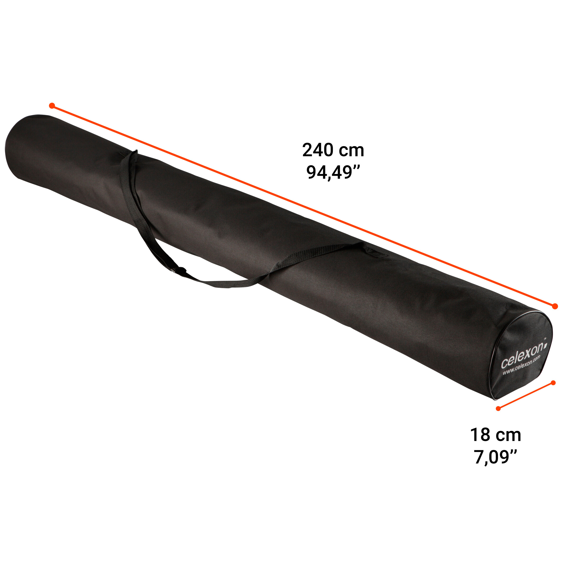 celexon Softcase für Stativleinwand 219 cm