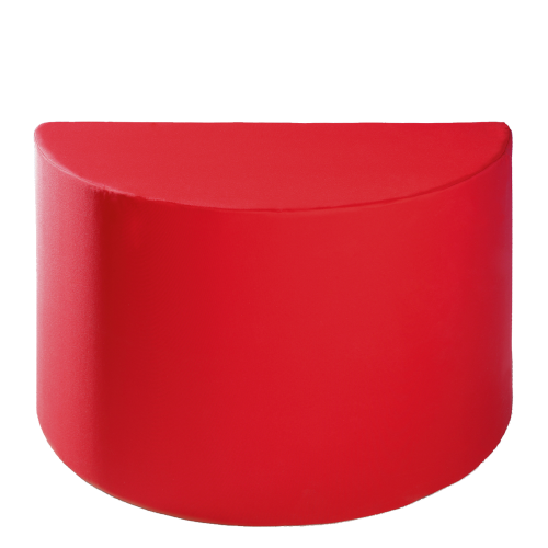 Curved² Halbrundturm B/H/T: 112x80x56 cm, Kunstlederbezug schwer entflammbar