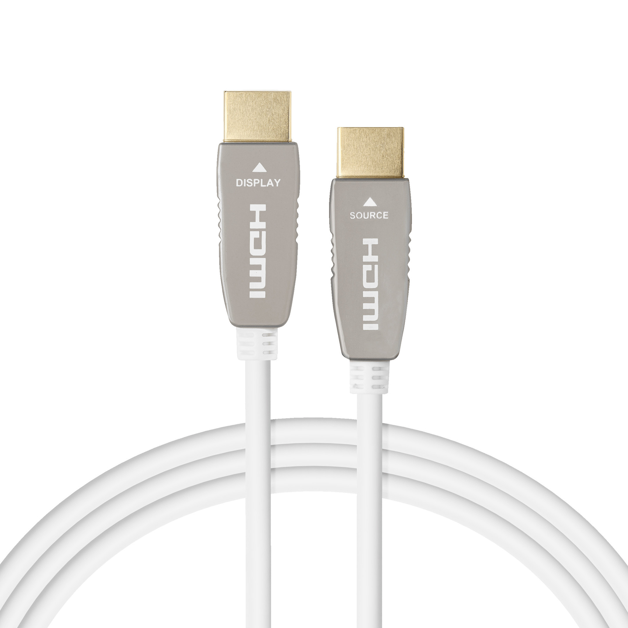 celexon UHD Optical Fibre HDMI 8K 48Gbps Active Kabel 70m, weiß