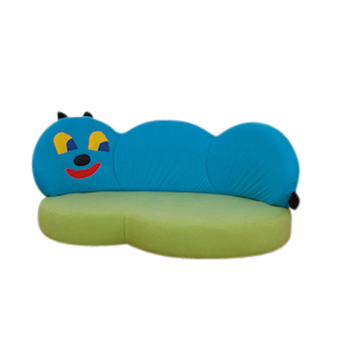 Kindersofa Raupe Rudi B/H/T 140x64x90cm