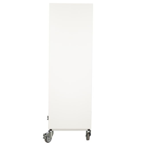 Notebookregal mit 13 Fächern B/H/T: 80x163x50 cm, fahrbar, Steckdosenleiste links