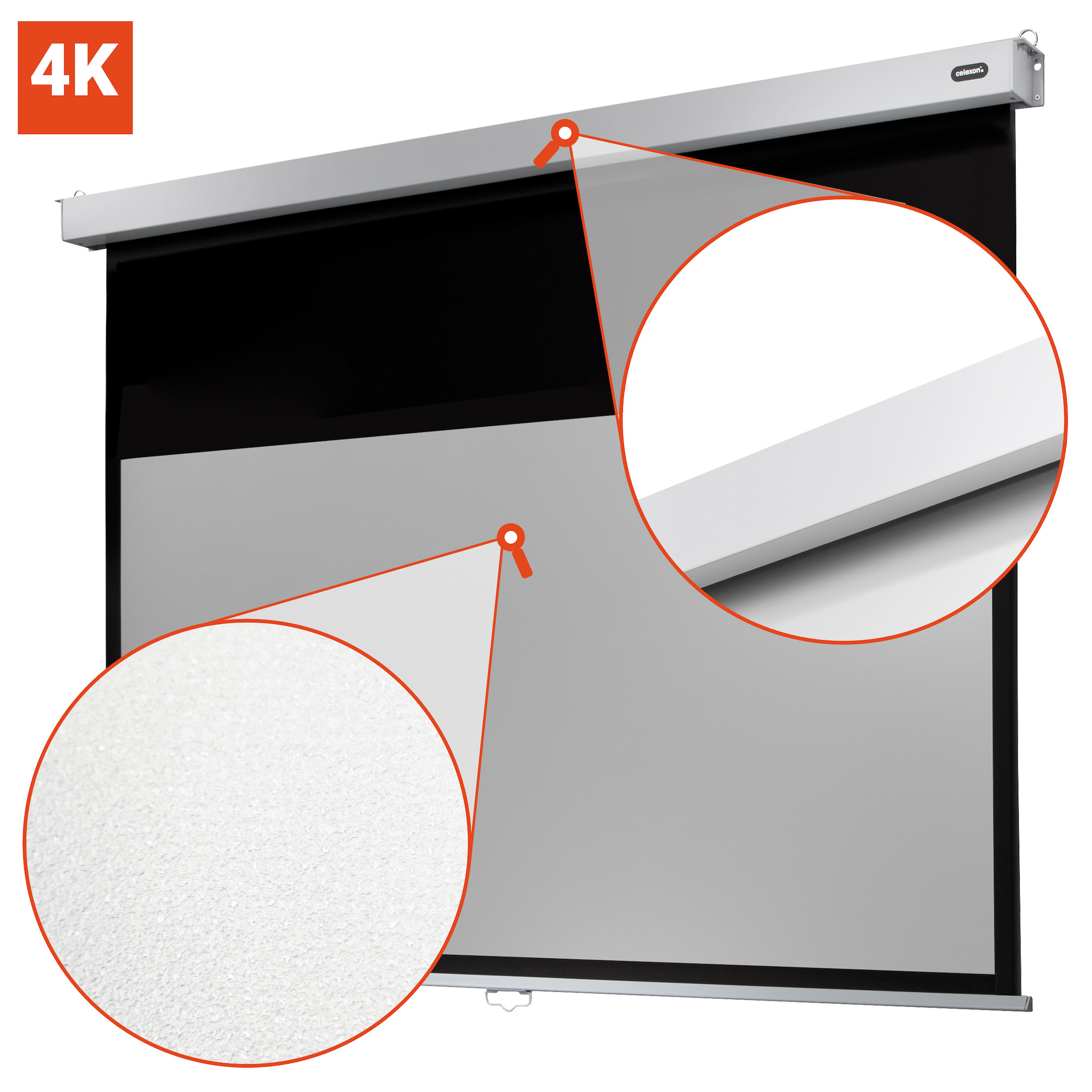celexon Leinwand Rollo Professional Plus 200 x 113 cm