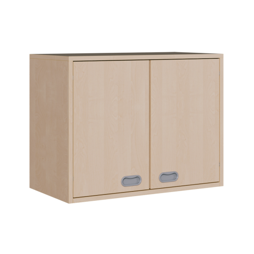 Korpus-Hängeschrank mit 2 Türen B/H/T: 78x60x40 cm, mit 2 Türen und 3 Fächern in Korpusbreite