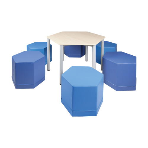Sechseck-Tisch SIX! B/H/T: 120x71x104 cm