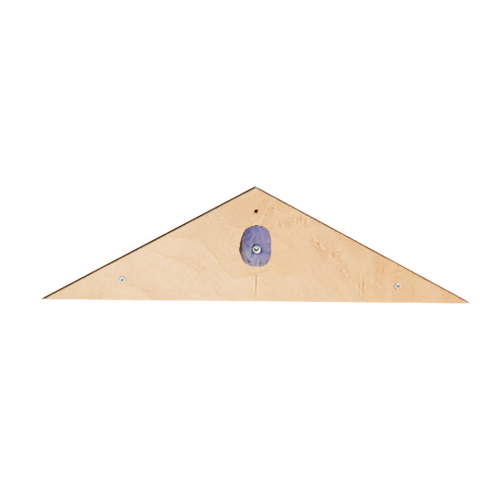 Kletterelement Abschluss Element "Dreieck", Kantenlänge 47,5 cm, Höhe 24 cm