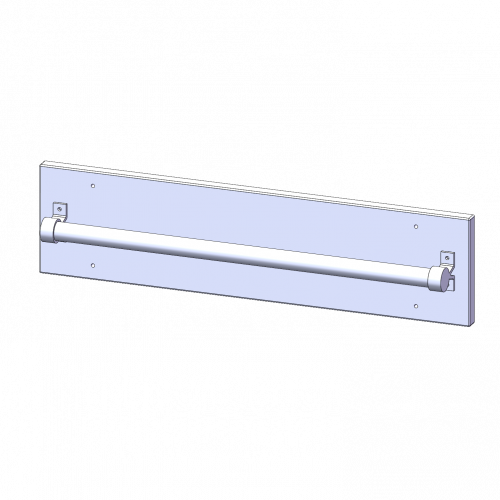 Leiterparkstation für Einhängeleiter / Leiterzarge - Serie evo180 für 60 cm tiefe Schrankwände, zur seitlichen Befestigung an Schrank (ab Schranktiefe 50cm)