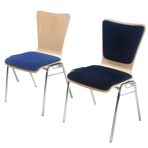 Stuhl JOEL, mit Sitz-/Rückenpolster B/H/T: 51x84,5x55,5 cm, Sitzhöhe: 44 cm