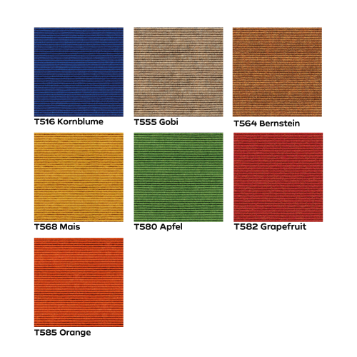 Spielteppich, rechteckig Tretford-Material, B/T: 2 x 2 m