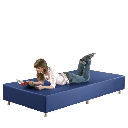 Sitzelement Rechteck groß aus der Sofaserie Wellness-Oase B/H/T: 224x40x112 cm, Bezug aus Kunstleder