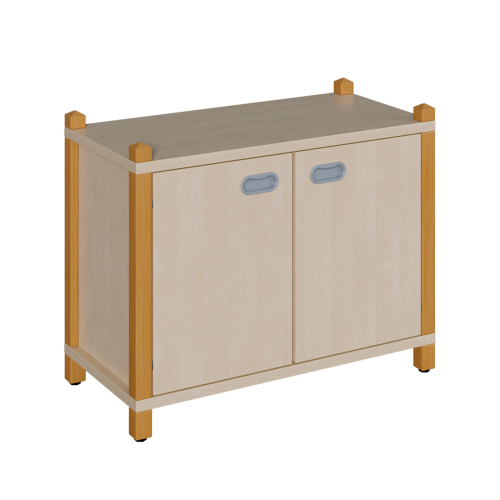 Stollen-Schrank mit 2 Türen B/H/T: 82x60x40 cm, 2 Türen, 1 Einlegeboden