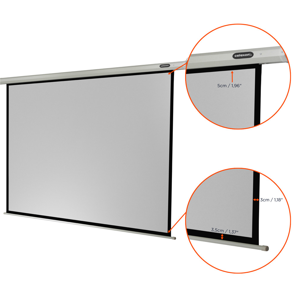 celexon Leinwand Motor Economy 180 x 135 cm