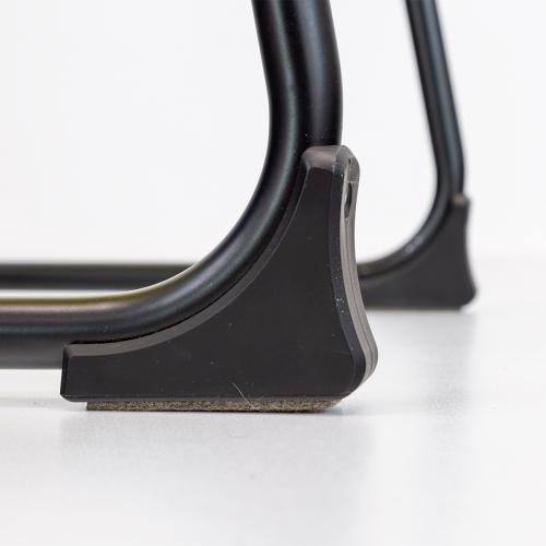 Fußrastenstuhl, Schülerstuhl mit Kunststoffschale, Sitzhöhe 51 cm Sitzhöhe 51 cm, Schulstuhl mit verstellbarer Fußraste zwischen 30 und 38 cm