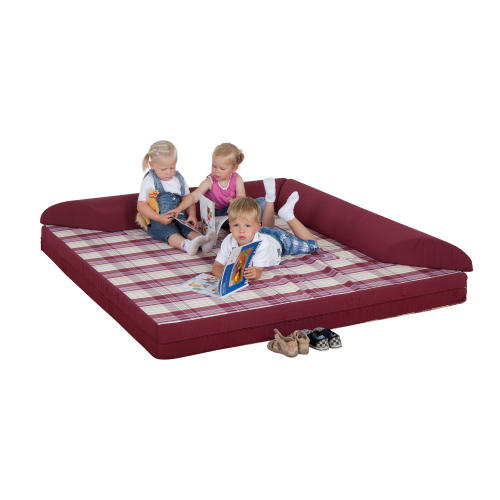 Ersatzbezug für KE5-V4 oder KE5-V6 Maße (aufgeklappt): B/H/T: 160x15x160 cm, 2 Halbrund-Rollen 30x35x160 cm